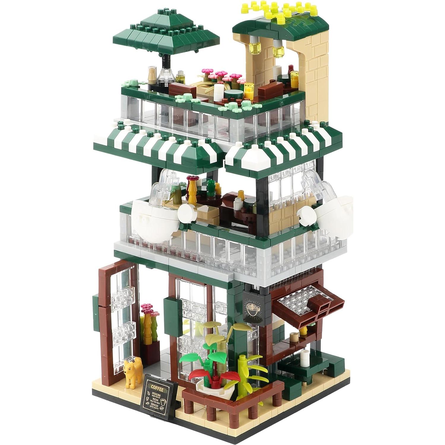 Bloques de Construcción Cafetería KLMEi 1025 Piezas Educativo