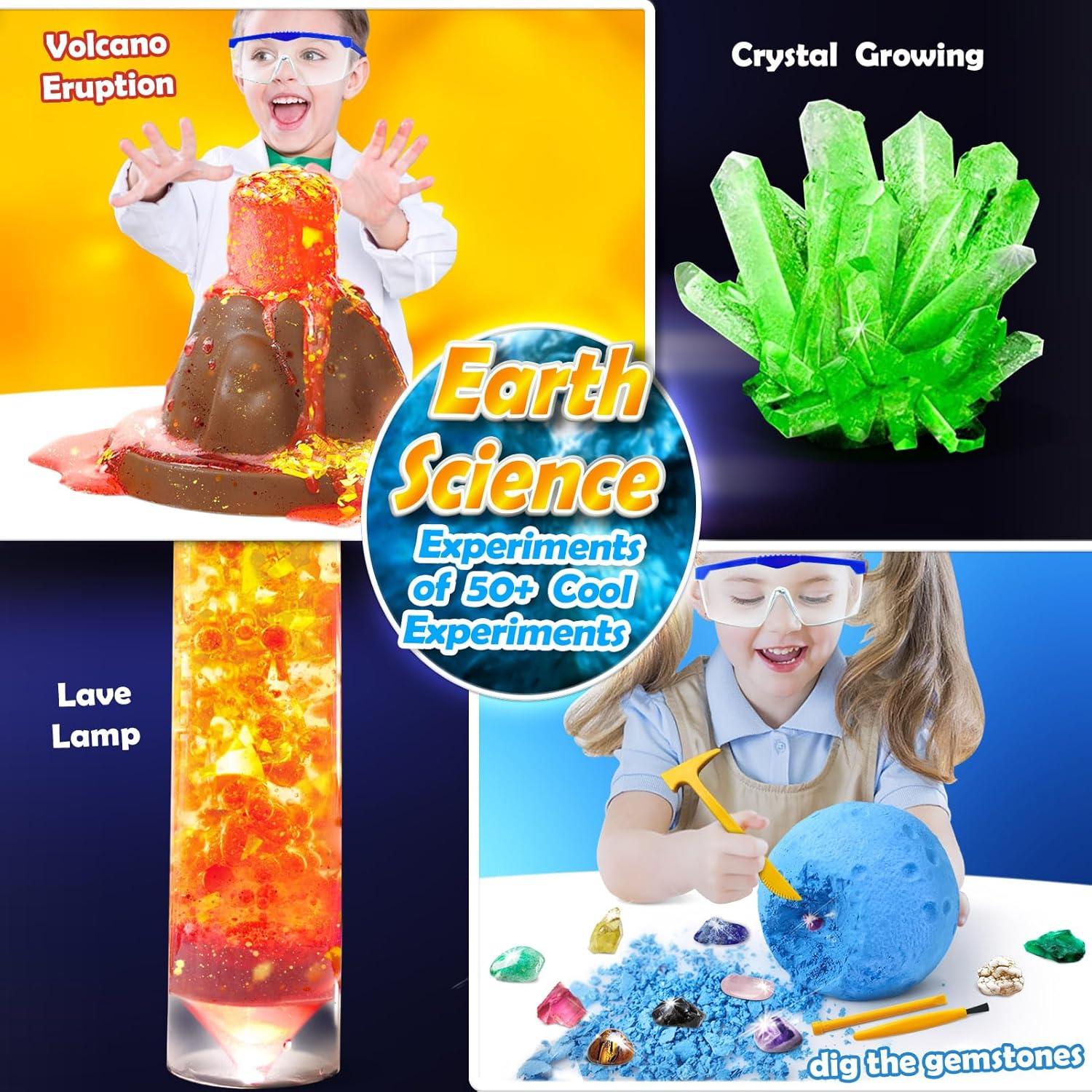 Kit de Experimentos de Ciencia UNGLINGA 50+ para Niños 8+