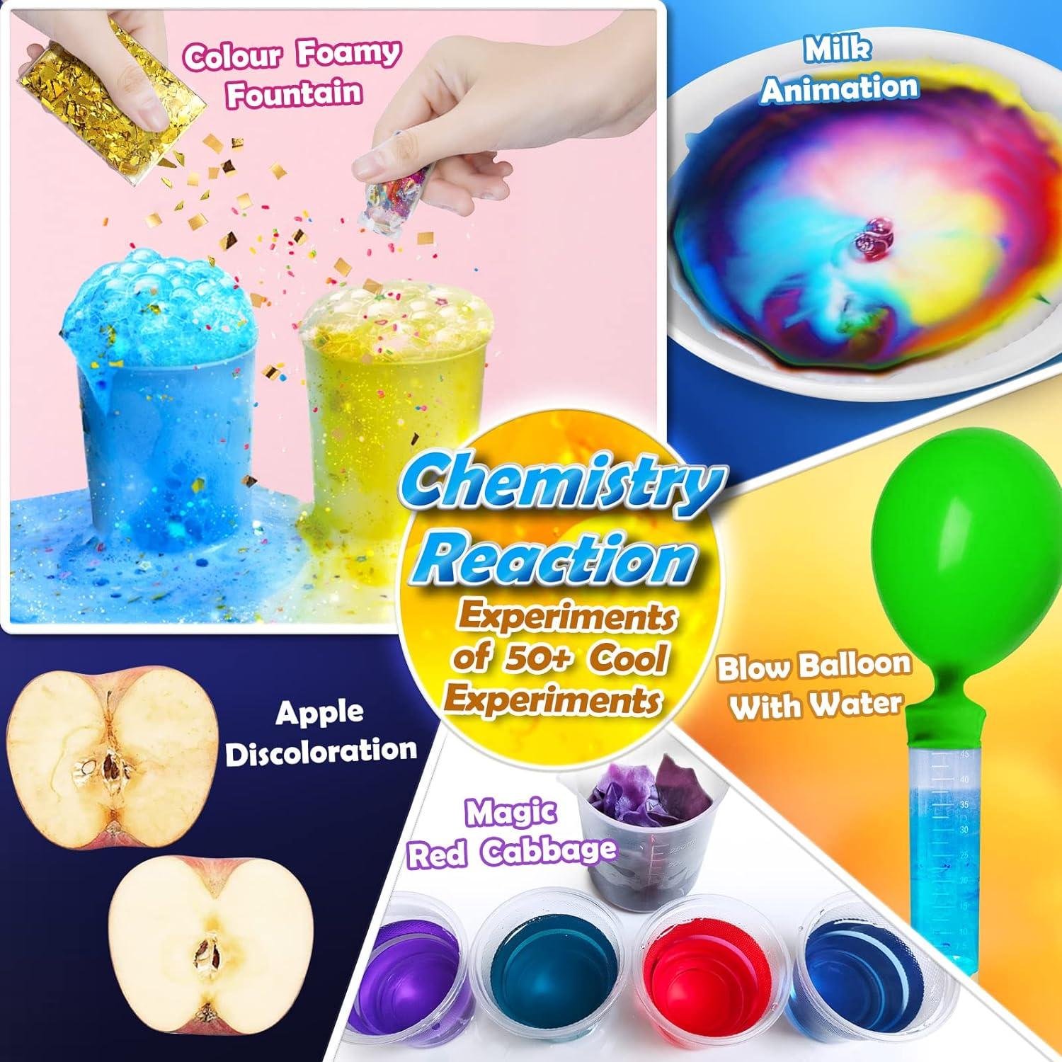 Kit de Experimentos de Ciencia UNGLINGA 50+ para Niños 8+