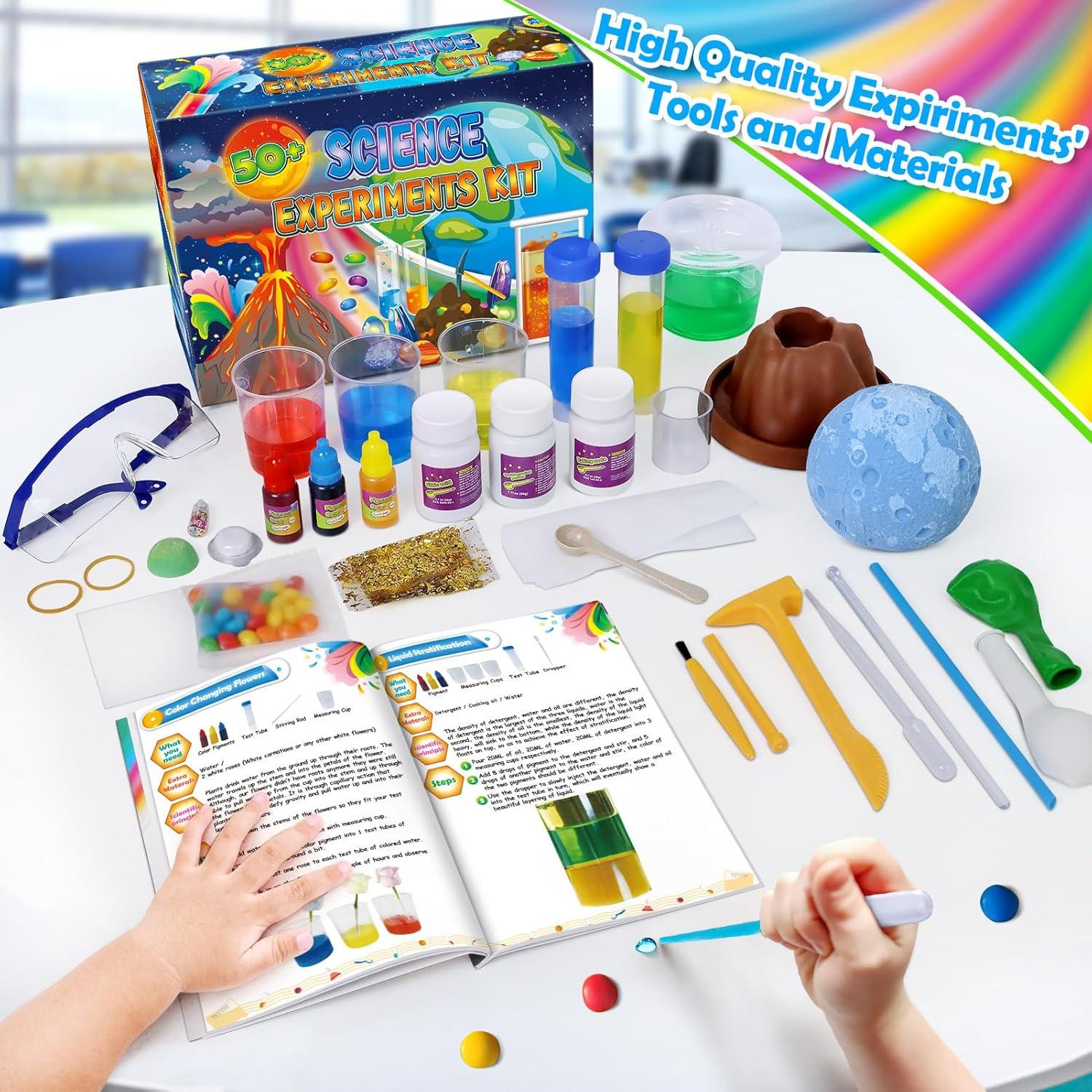 Kit de Experimentos de Ciencia UNGLINGA 50+ para Niños 8+