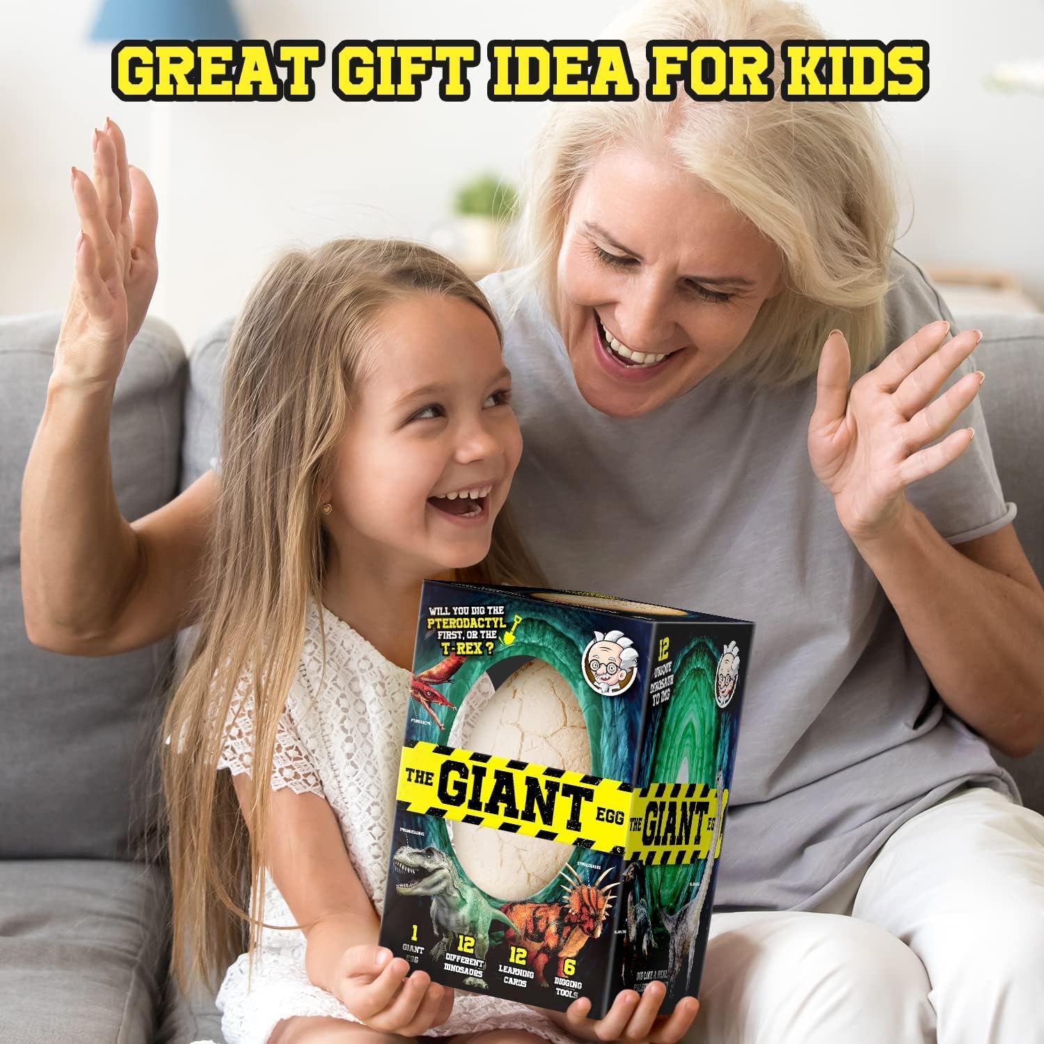 Kit de Excavación de Huevo de Dinosaurio XXTOYS Jumbo 12 Juguetes