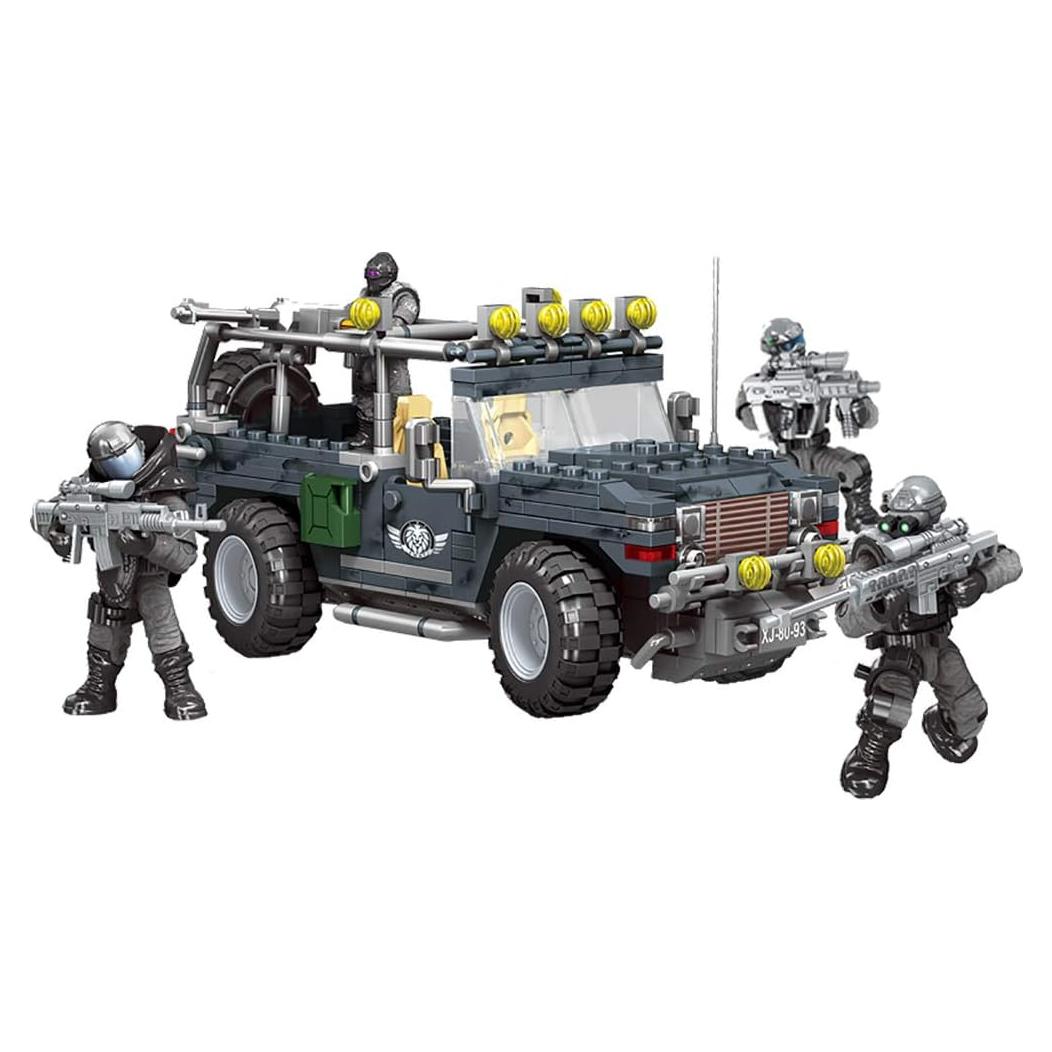 Figura de Acción Mini YEIBOBO Tigres Voladores XJ-792C 4 Soldados