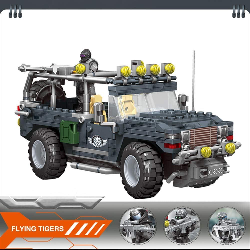 Figura de Acción Mini YEIBOBO Tigres Voladores XJ-792C 4 Soldados