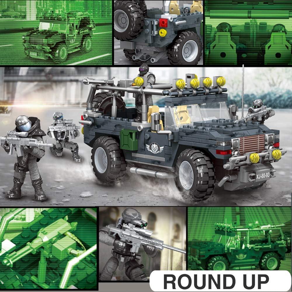 Figura de Acción Mini YEIBOBO Tigres Voladores XJ-792C 4 Soldados