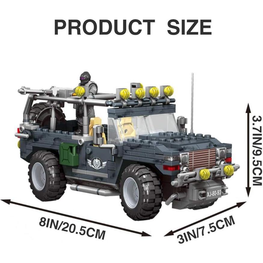 Figura de Acción Mini YEIBOBO Tigres Voladores XJ-792C 4 Soldados