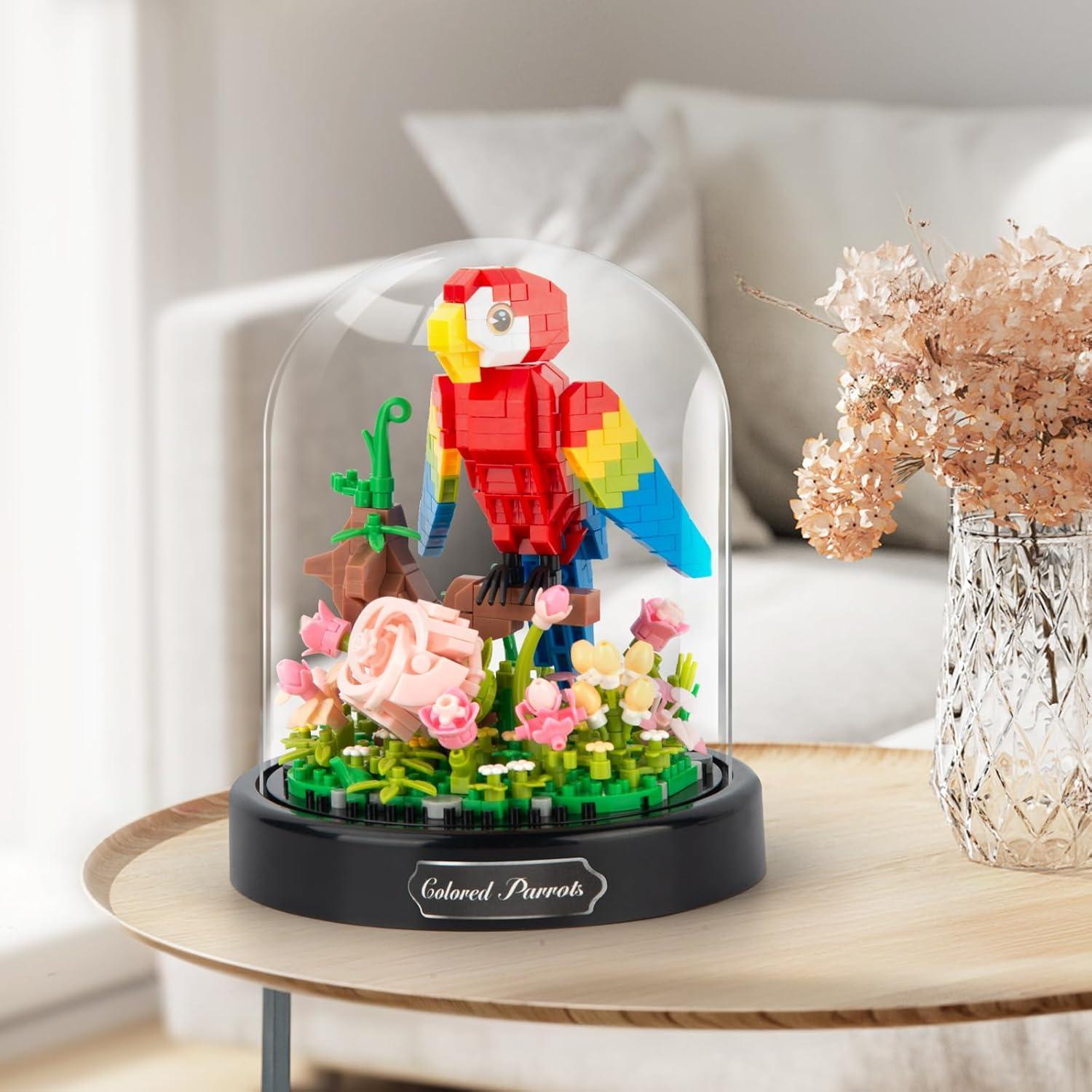 Juego de Construcción de Flores de Loro HIGH GODO 551 Piezas