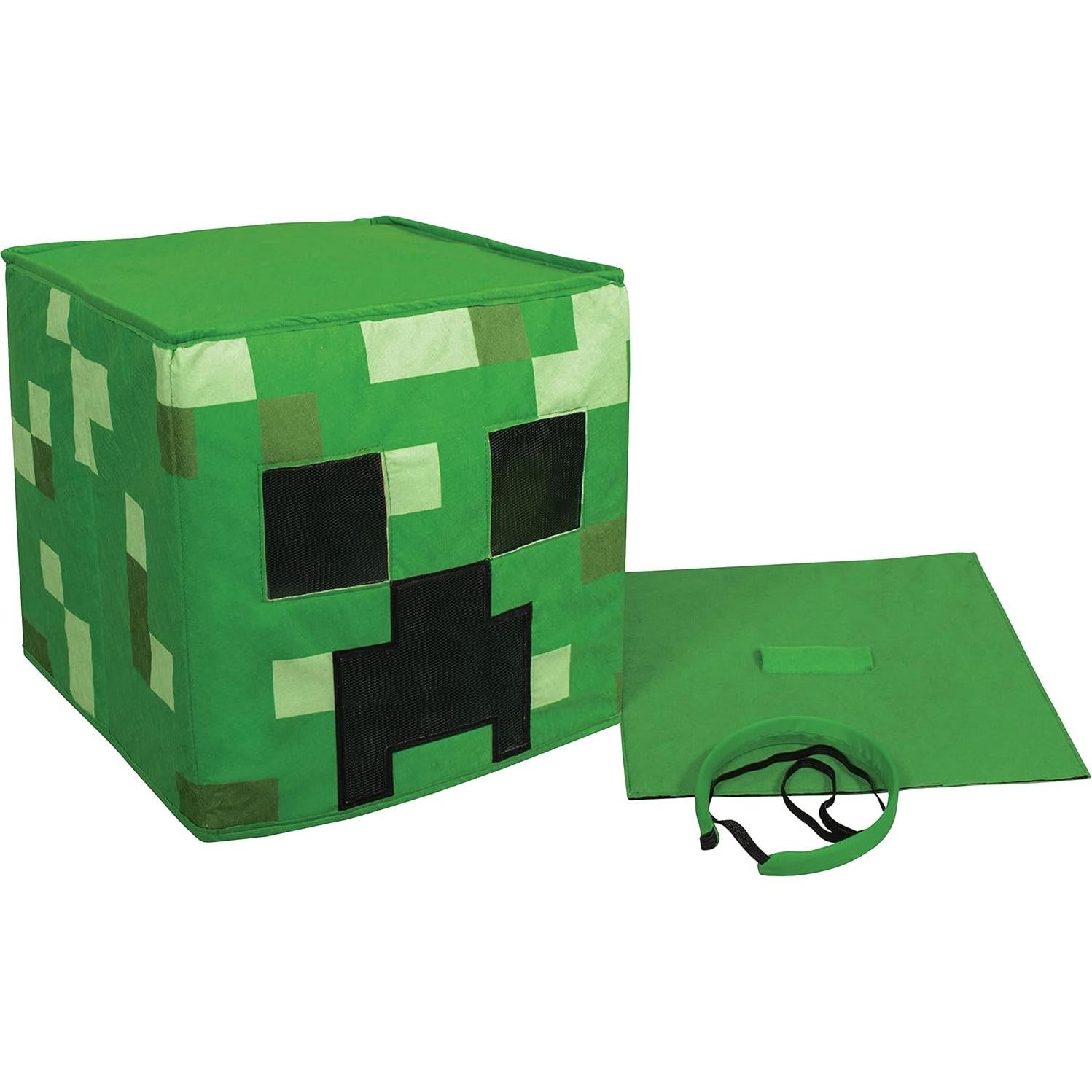 Disfraz de Cabeza de Creeper Minecraft - Máscara Oficial Única
