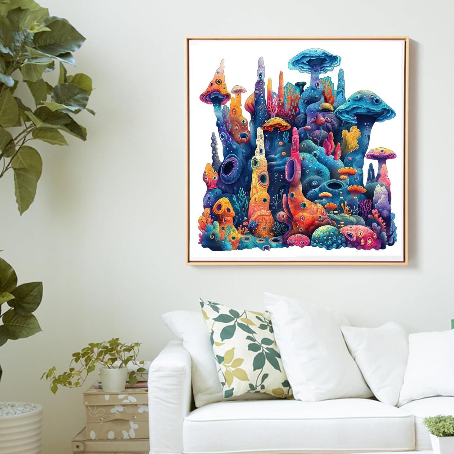 Rompecabezas de Madera Qiuenisray 200 Piezas 28.5x27.9 cm