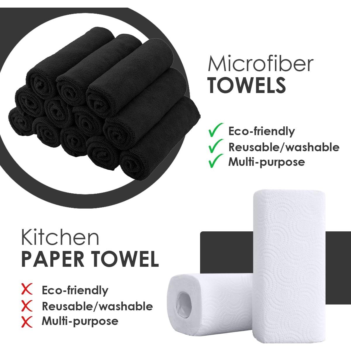 Toallas Avalon Microfibra para Limpieza 36 Piezas 40.64 cm