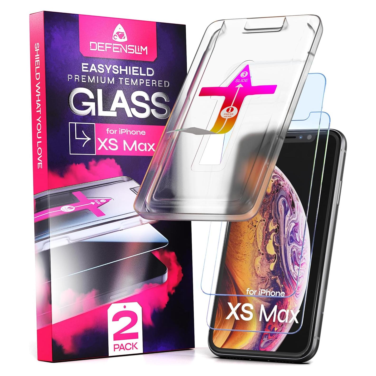 Protector de Pantalla Vidrio Templado Defenslim para iPhone XS Max 2-Pack