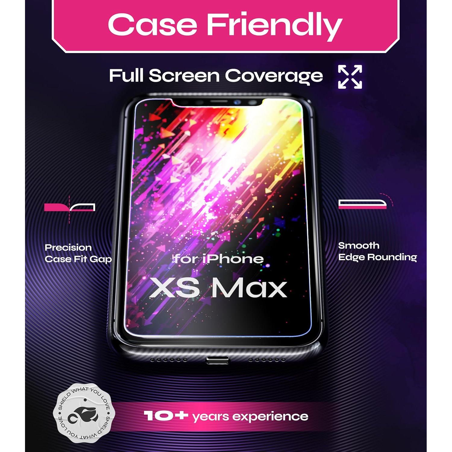 Protector de Pantalla Vidrio Templado Defenslim para iPhone XS Max 2-Pack