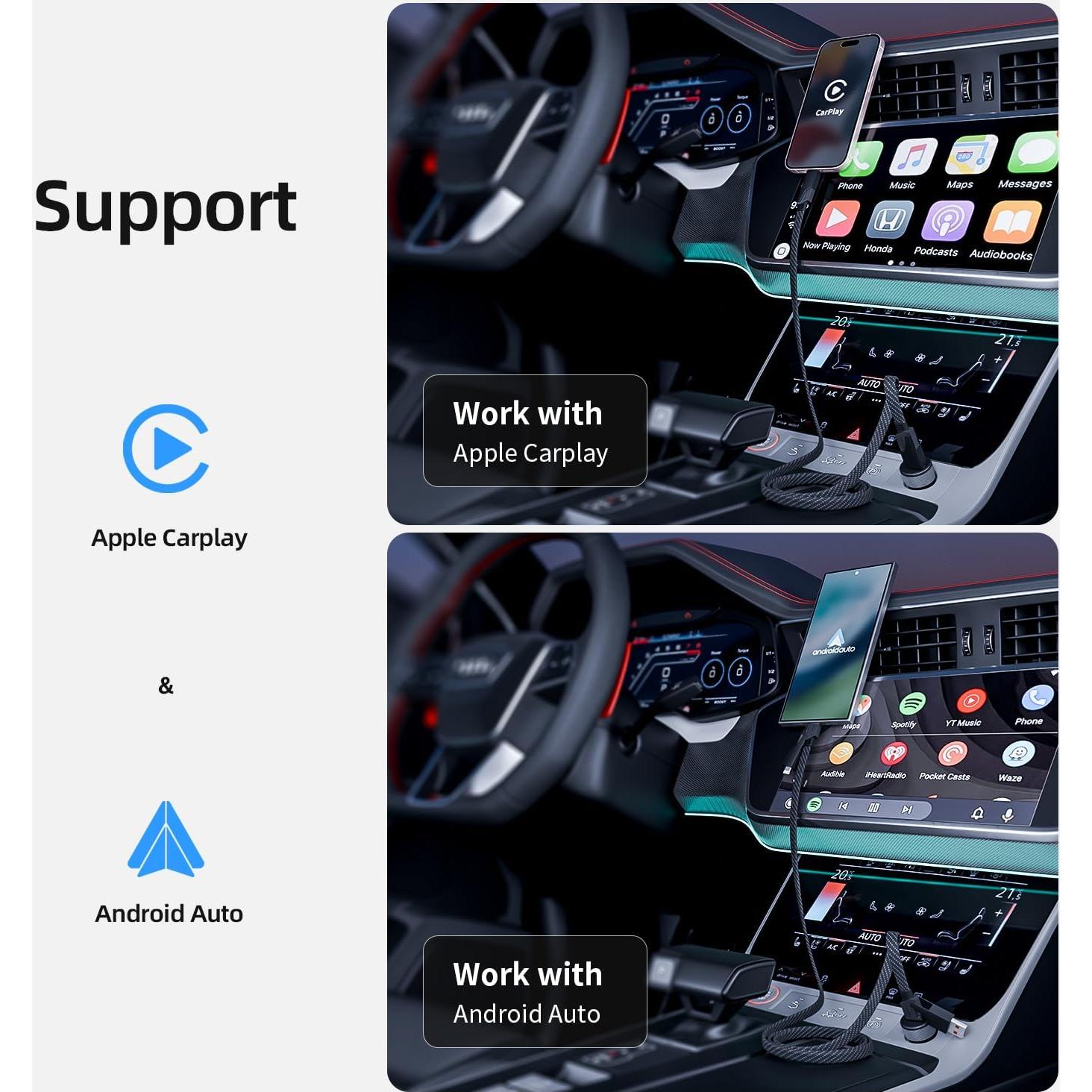 Cable de Carga Rápida 4 en 1 IDISON 1.22m USB-C Lightning