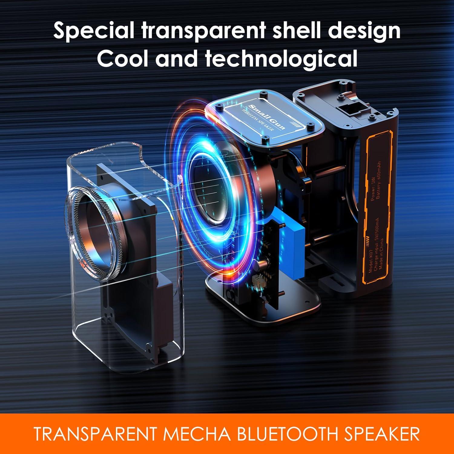 Altavoz Bluetooth K07 Inalámbrico con Luces LED 30m