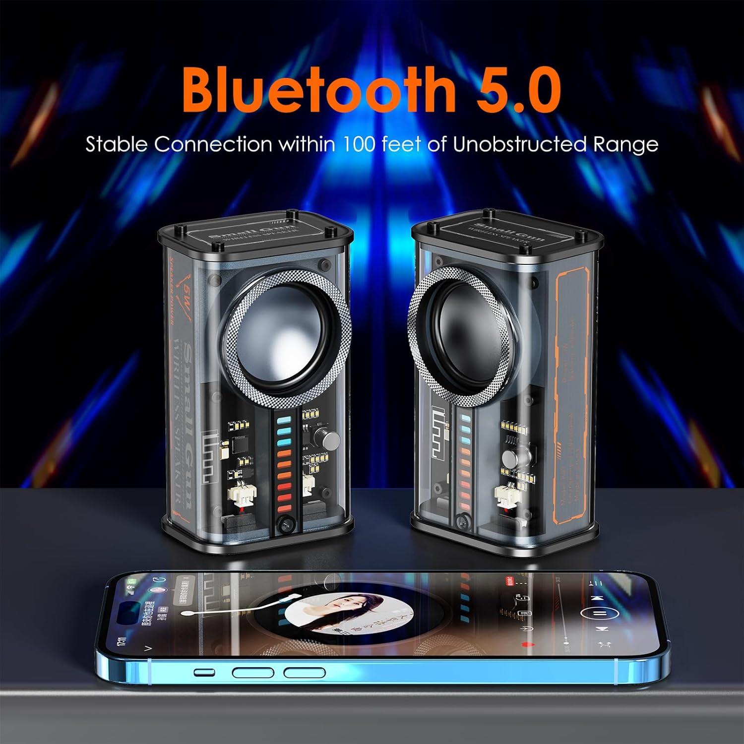 Altavoz Bluetooth K07 Inalámbrico con Luces LED 30m