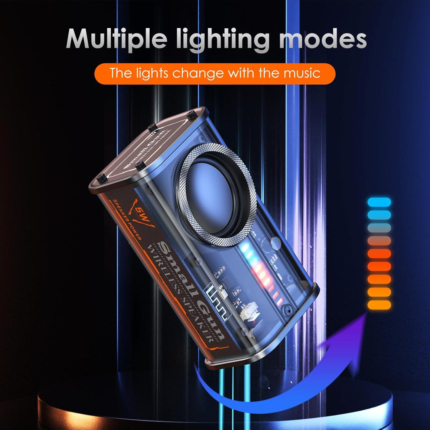 Altavoz Bluetooth K07 Inalámbrico con Luces LED 30m