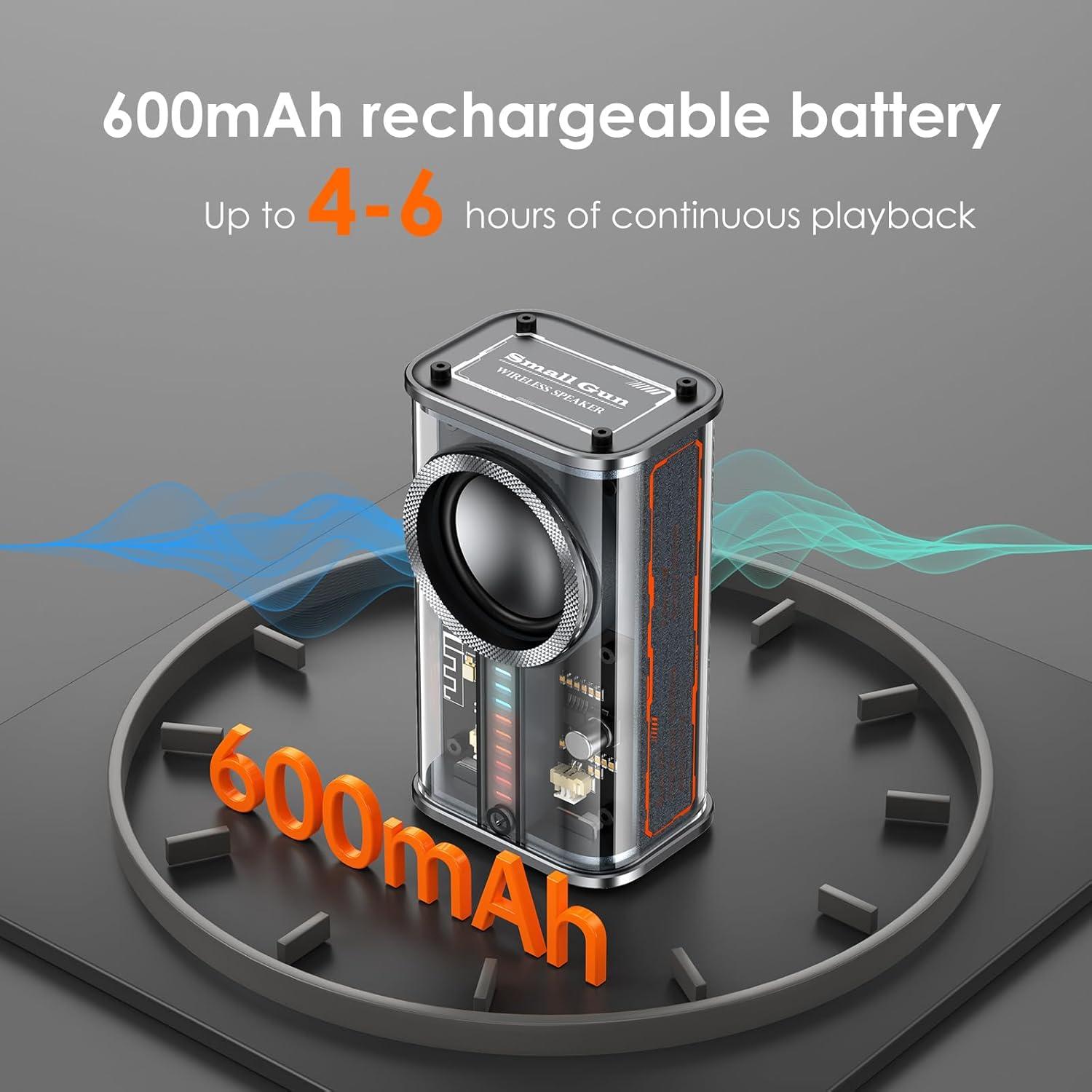 Altavoz Bluetooth K07 Inalámbrico con Luces LED 30m