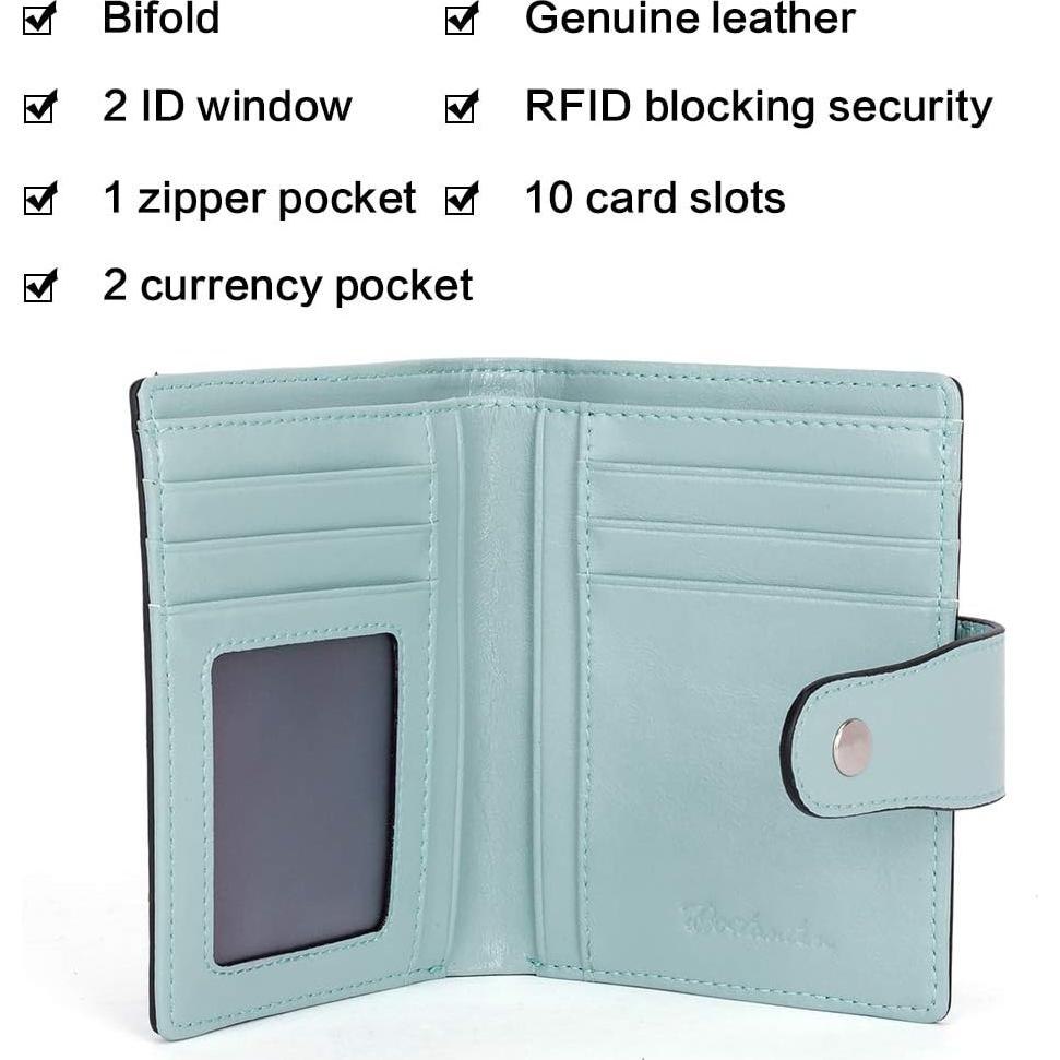 Cartera de Cuero BOSTANTEN para Mujeres con Bloqueo RFID