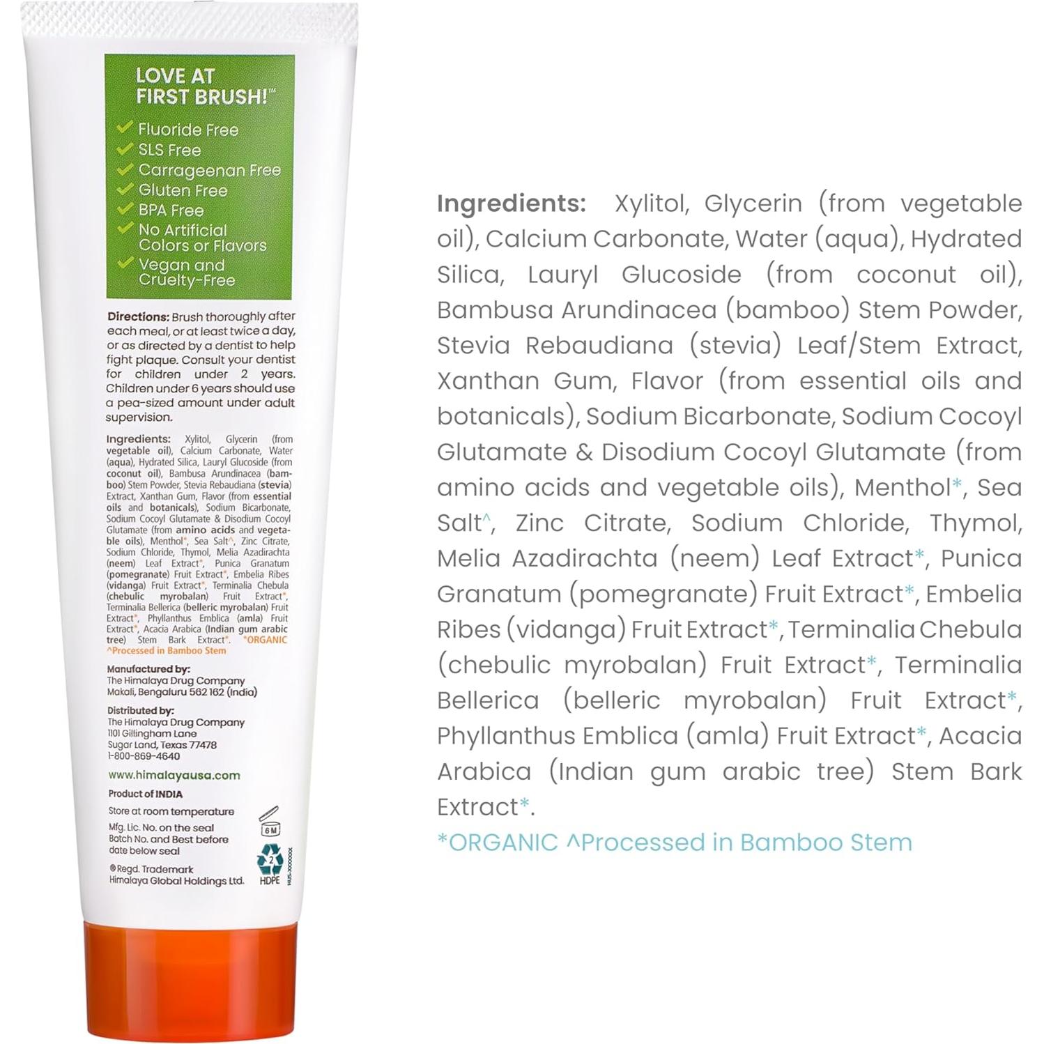 Pasta de Dientes Antiplaca Blanqueadora Himalaya 113 g