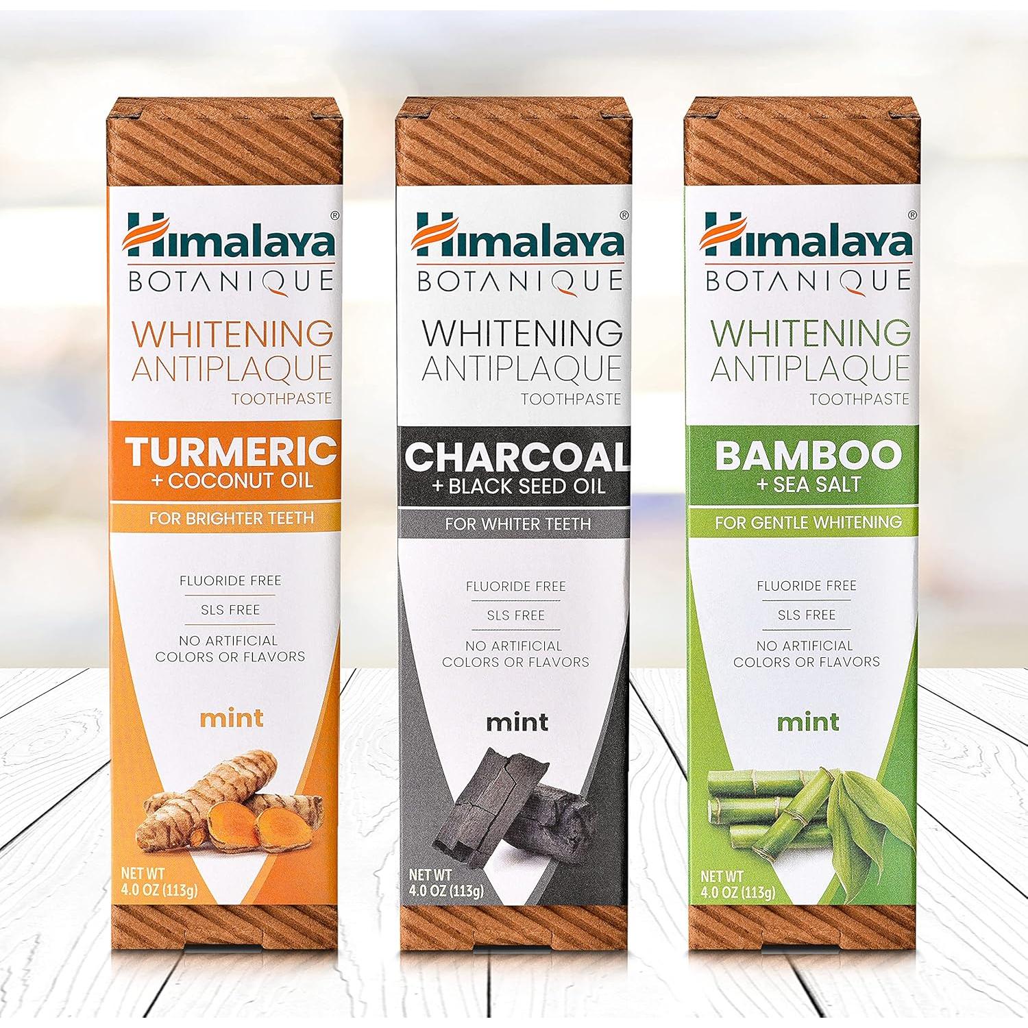 Pasta de Dientes Antiplaca Blanqueadora Himalaya 113 g