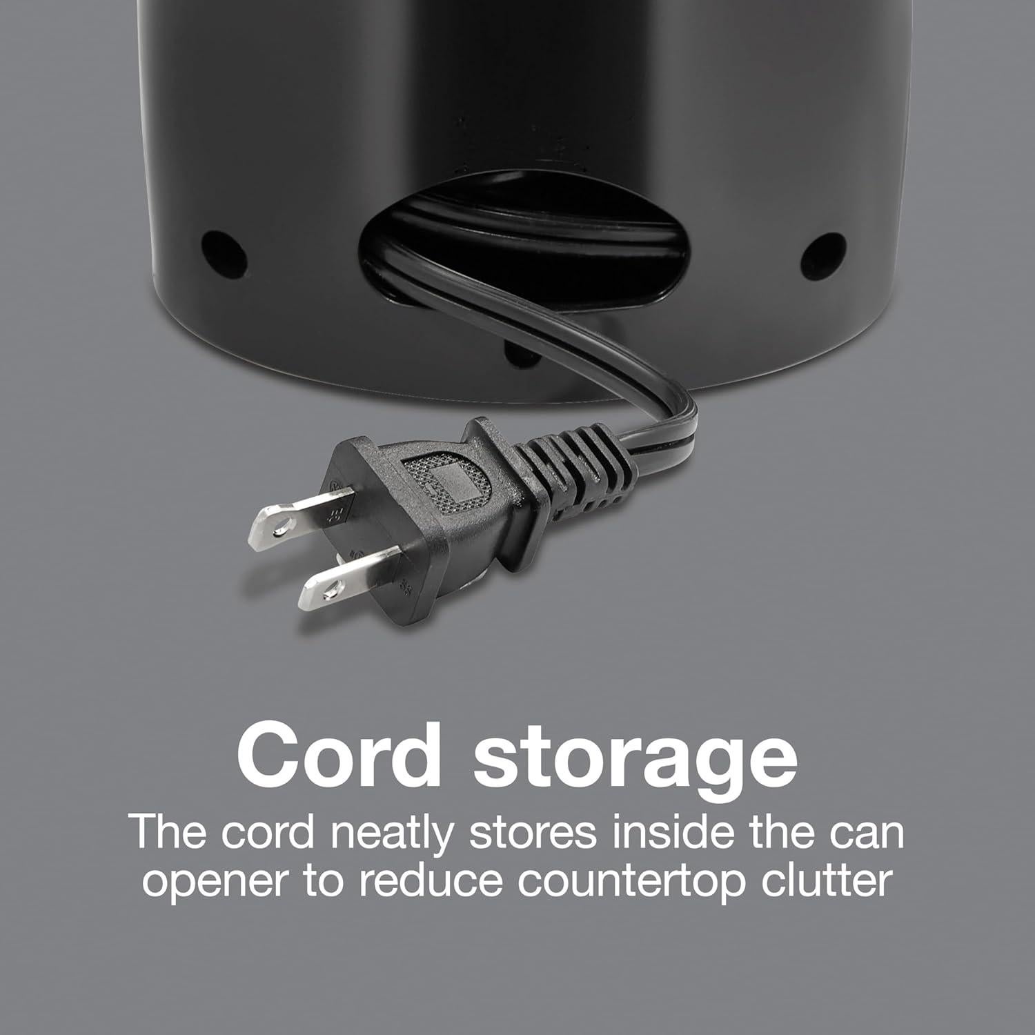 Abrelatas Eléctrico Proctor Silex 75217PS con Afilador y Limpieza Fácil