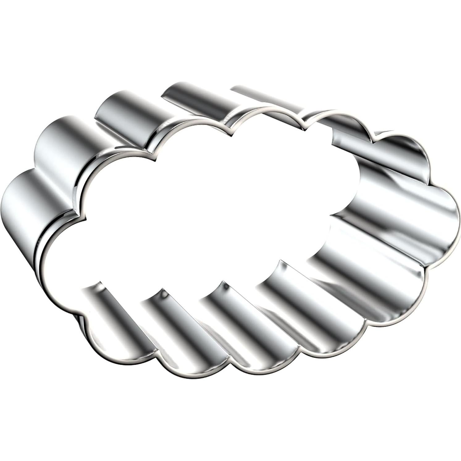 Juego de Cortadores de Galletas Ovalados QAAQS - Acero Inoxidable