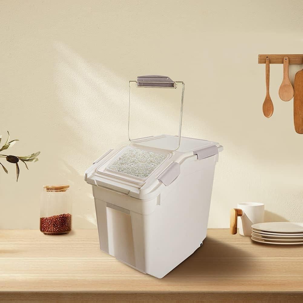 Contenedor de Almacenamiento de Alimentos Mairuker 25L Hermético