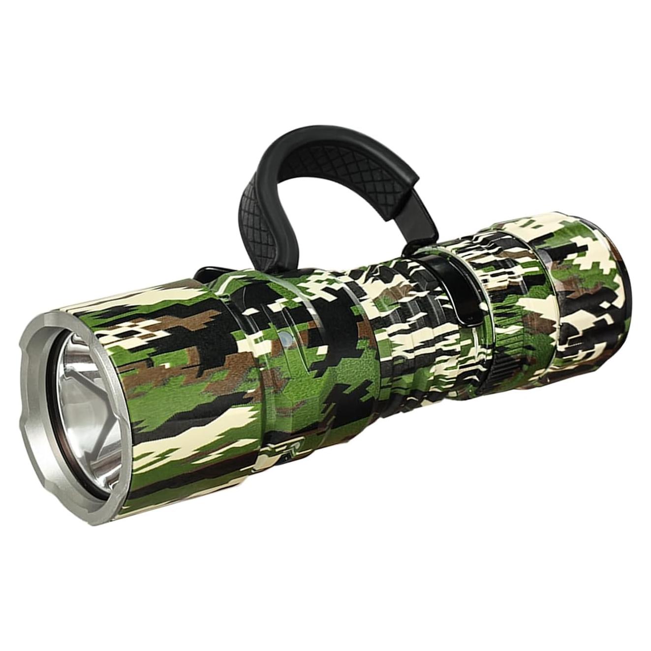 Linterna Táctica LED Wurkkos TD07 1300 Lúmenes IP68 Camuflaje
