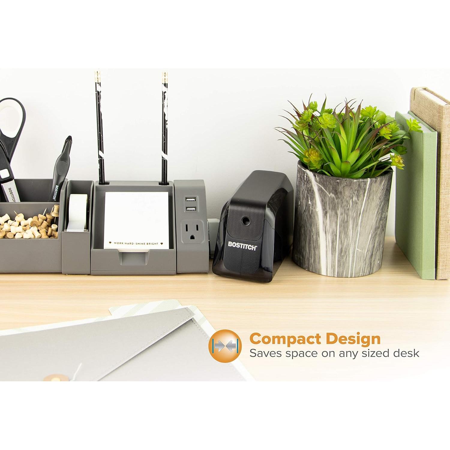 Sacapuntas a Batería Bostitch BPS4-BLK, Negro, 4X Vida Cortador