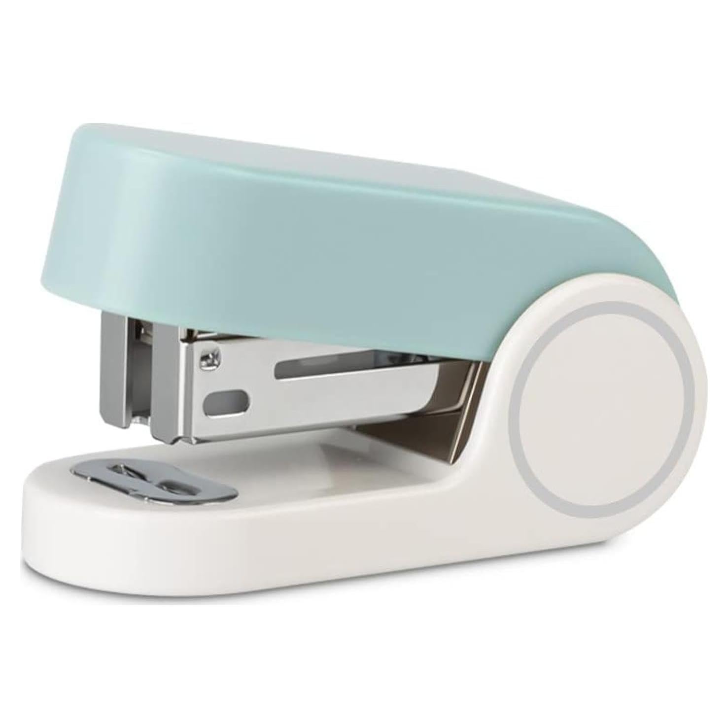 Grapadora Mini Urradia Azul 20 Hojas 830 Grapas Compacta