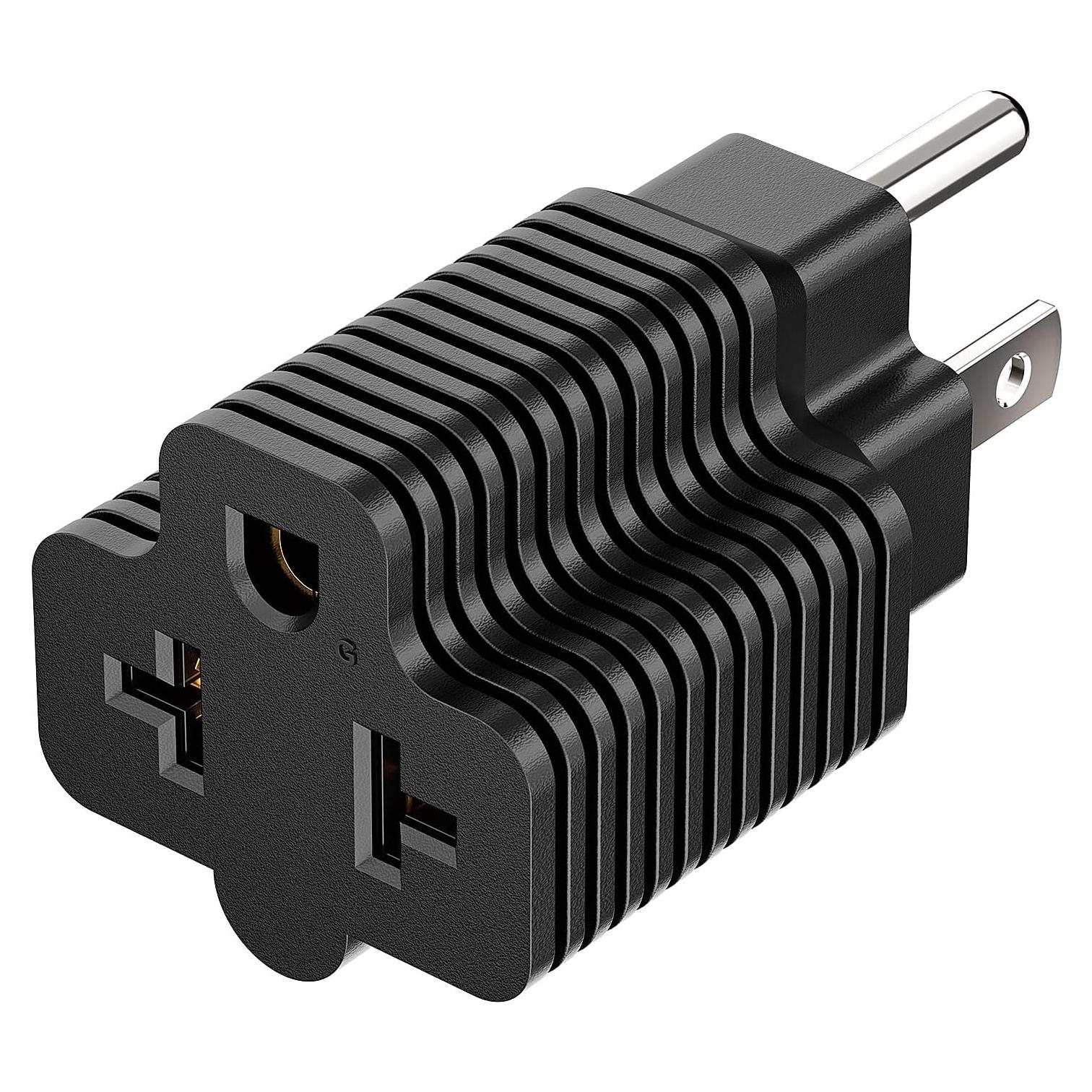 Adaptador de corriente 4 en 1 Plugrand Nema 5-15P a 6-20R