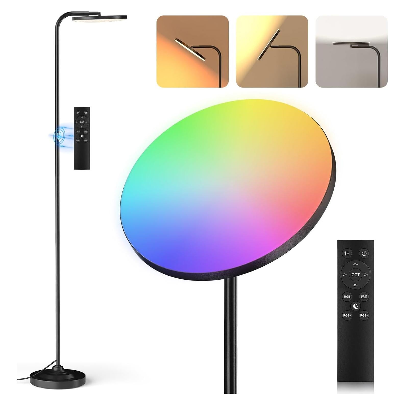 Lámpara de Pie RGB SIBRILLE MF30012R 36W Control Remoto