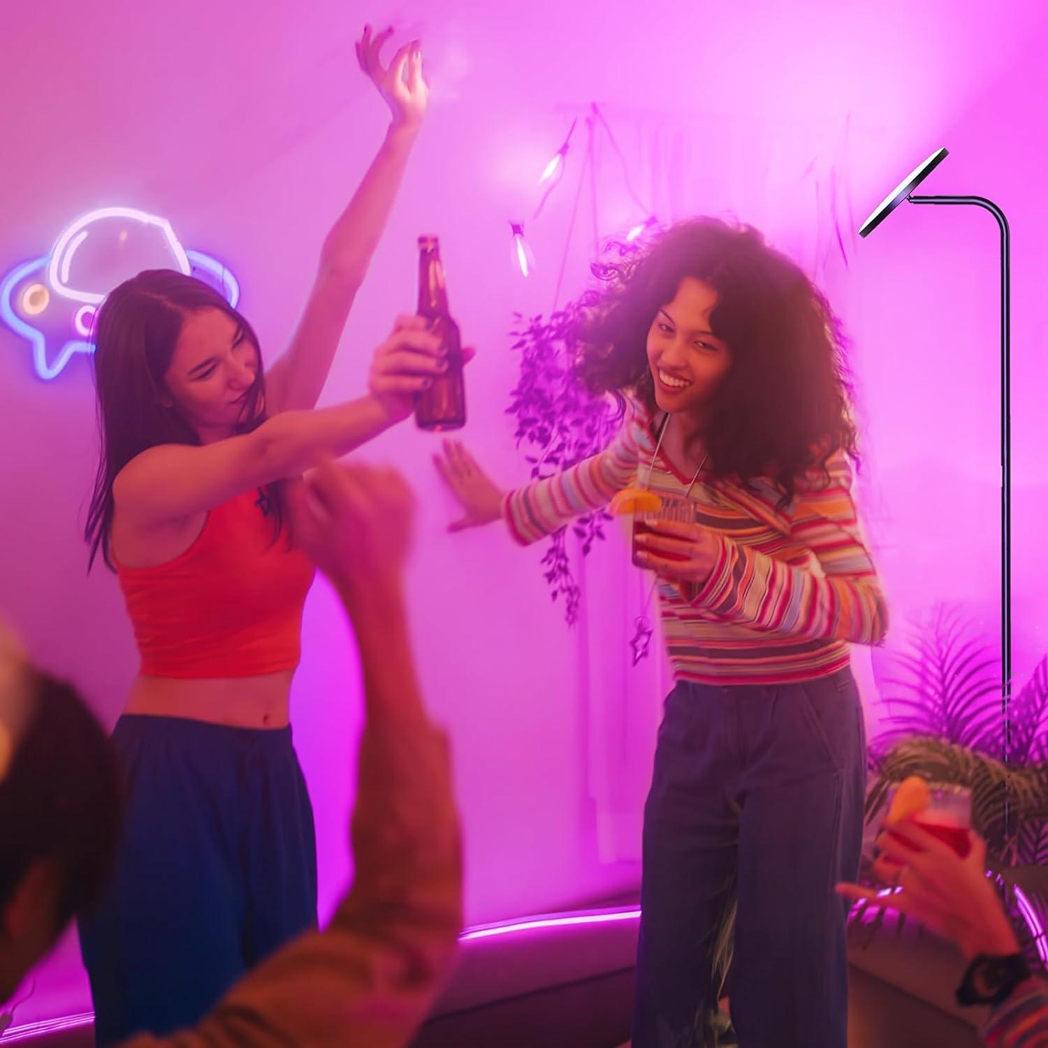 Lámpara de Pie RGB SIBRILLE MF30012R 36W Control Remoto