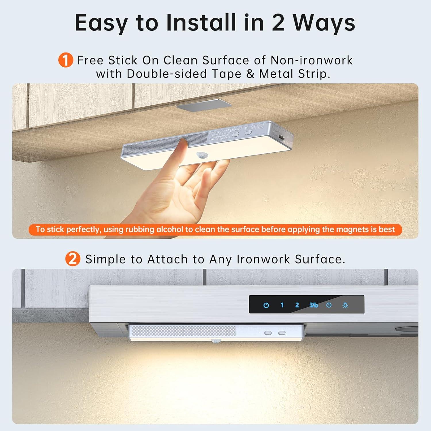 Luz LED para Armario Luzbiz M200D 6 Piezas Regulable con Control Remoto