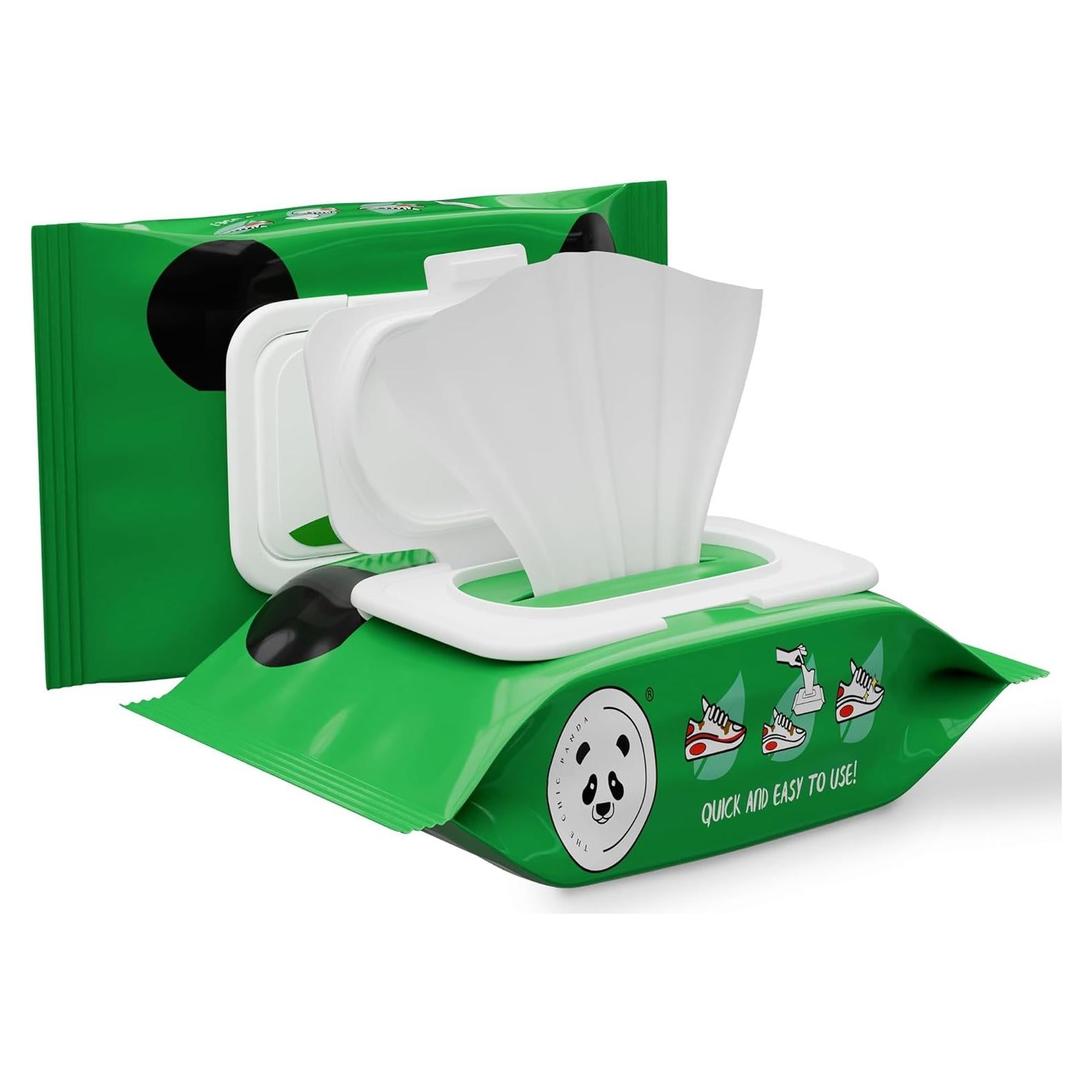 Toallitas de Limpieza para Zapatos Panda - 30 Unidades