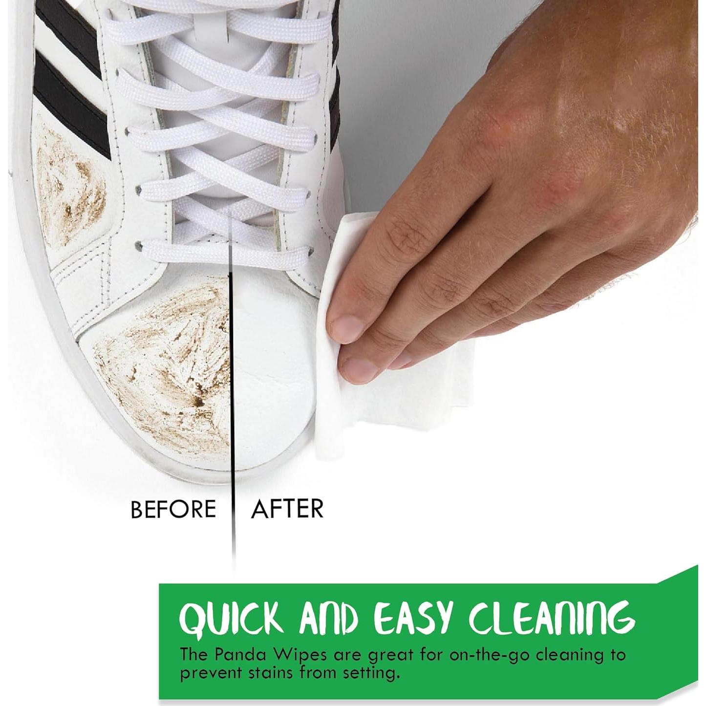 Toallitas de Limpieza para Zapatos Panda - 30 Unidades