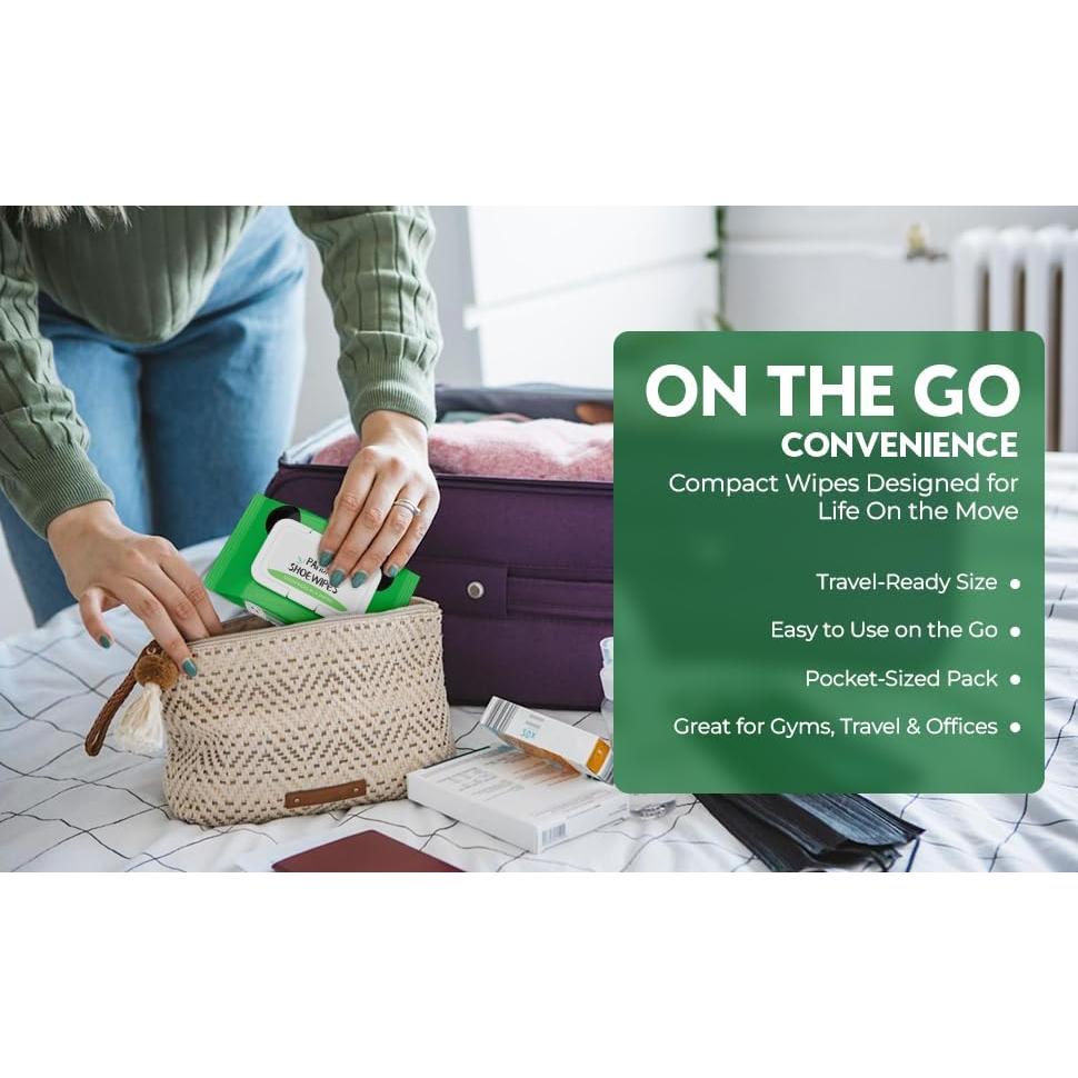 Toallitas de Limpieza para Zapatos Panda - 30 Unidades