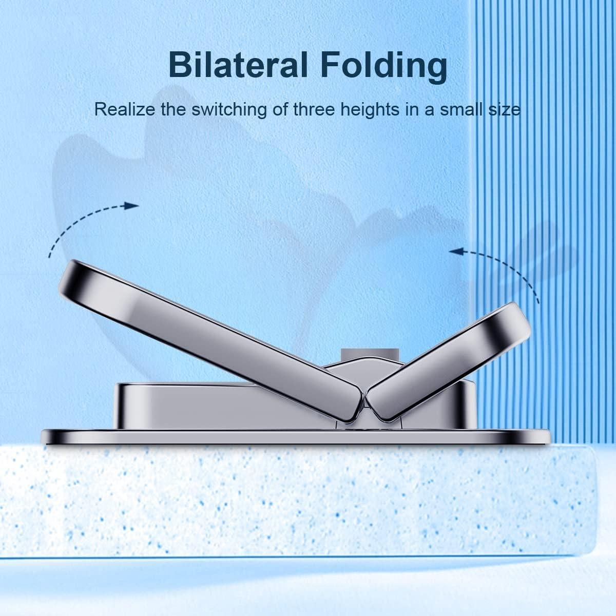 Soporte para Laptop Hagibis Ajustable Aluminio Gris 12-17"