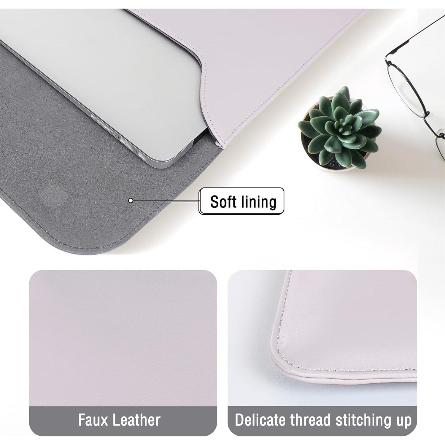 Funda para Laptop MOSISO 13" Lila Polvoriento con Bolsa