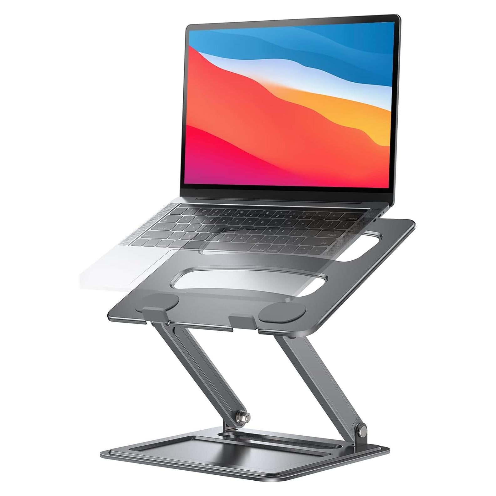 Soporte de Laptop Ajustable LORYERGO hasta 17.3" Ergonómico