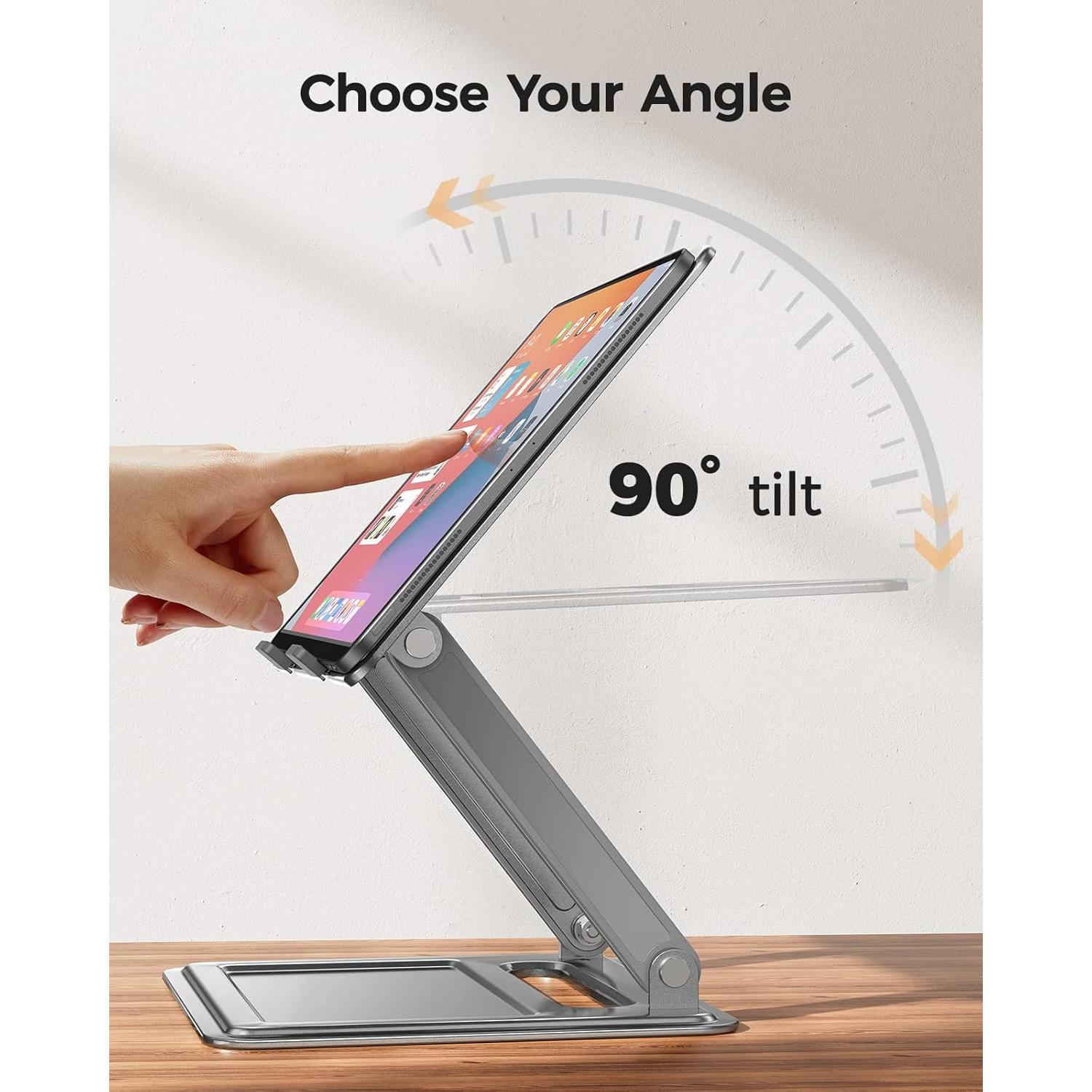 Soporte de Laptop Ajustable LORYERGO hasta 17.3" Ergonómico