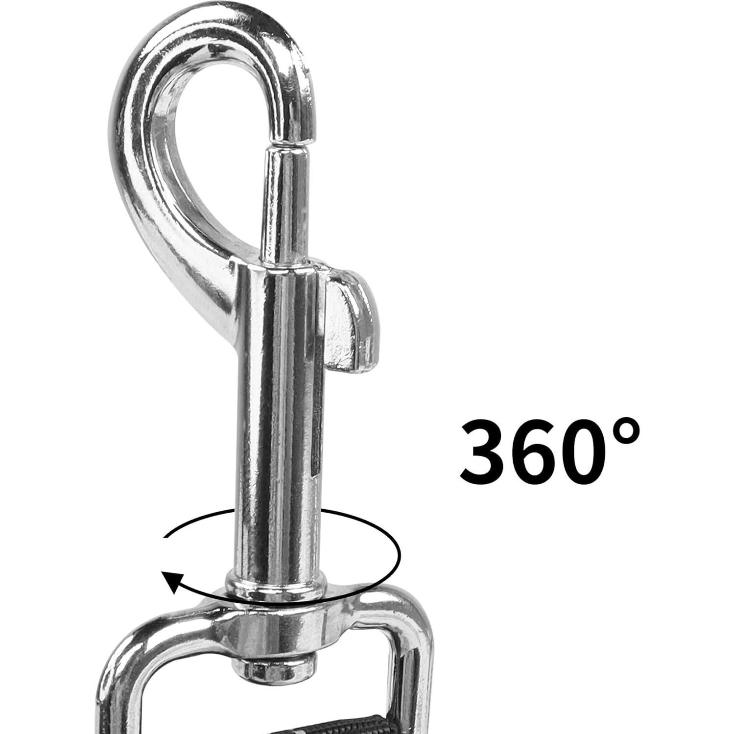 Arnés de Seguridad para Perros YAOHDAO Negro 3-en-1 Ajustable