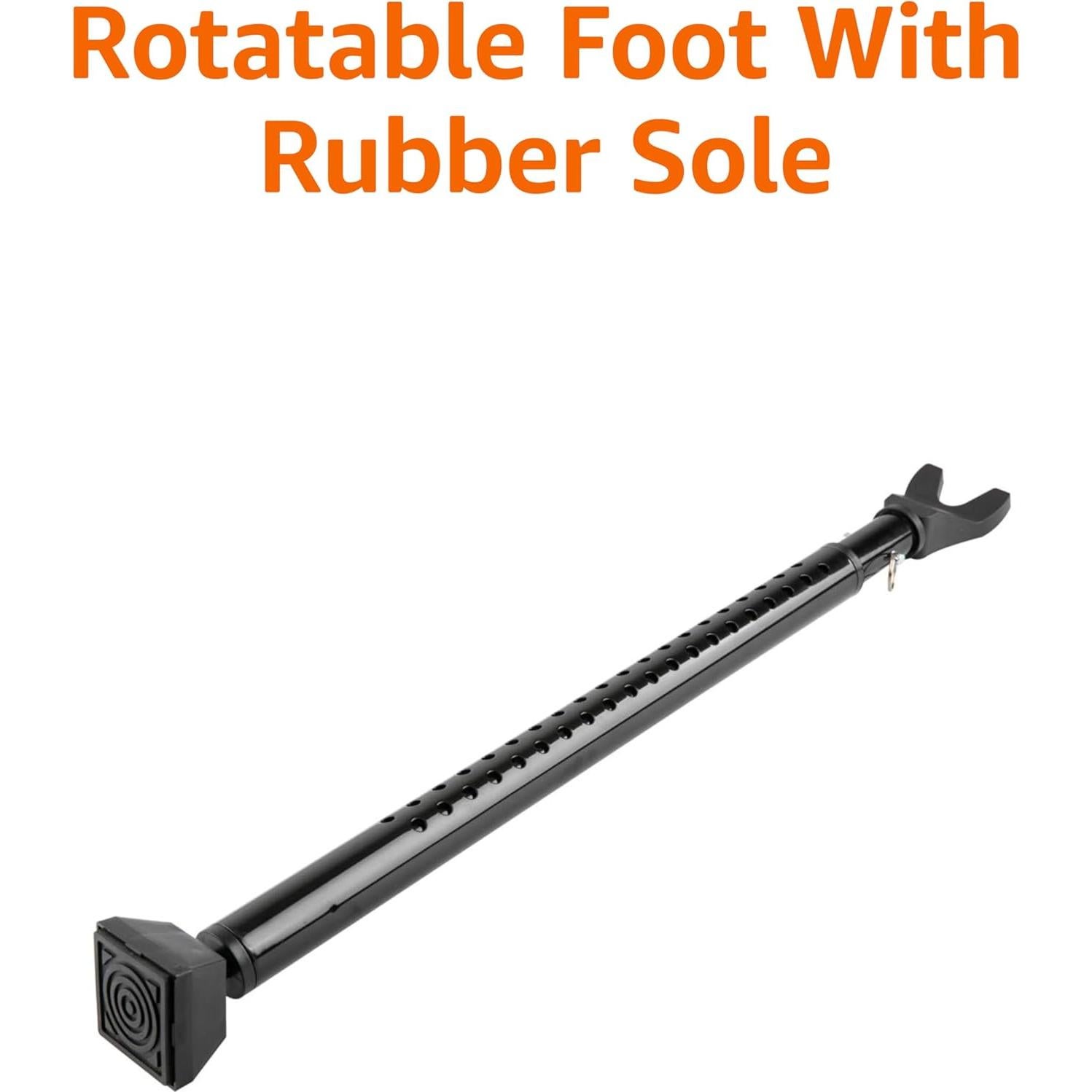 Barra de Seguridad Ajustable Amazon Basics 63.5-106.7 cm Negra