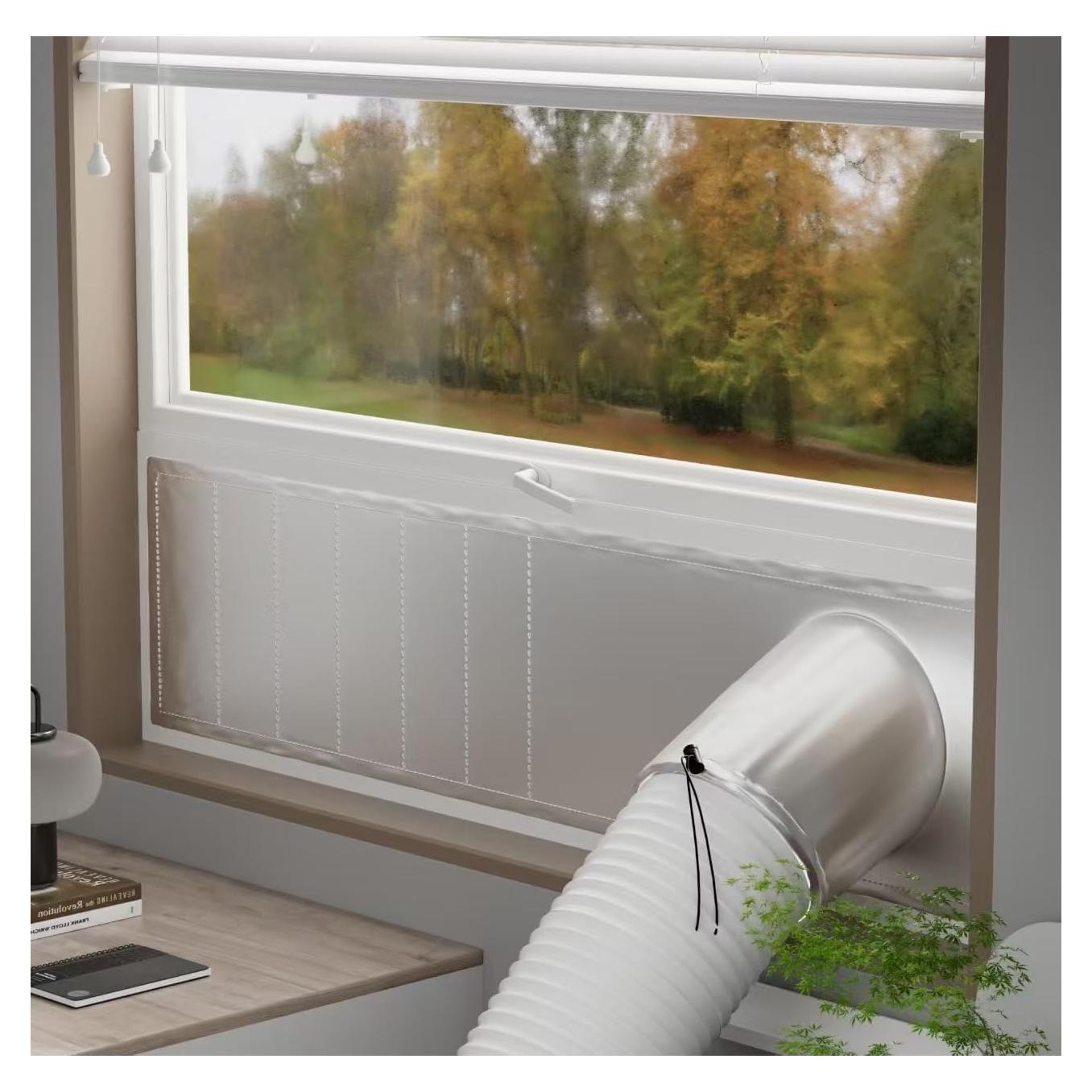 Kit Sello Ventana Plateado LIHONK para Aire Acondicionado 100% Sellado