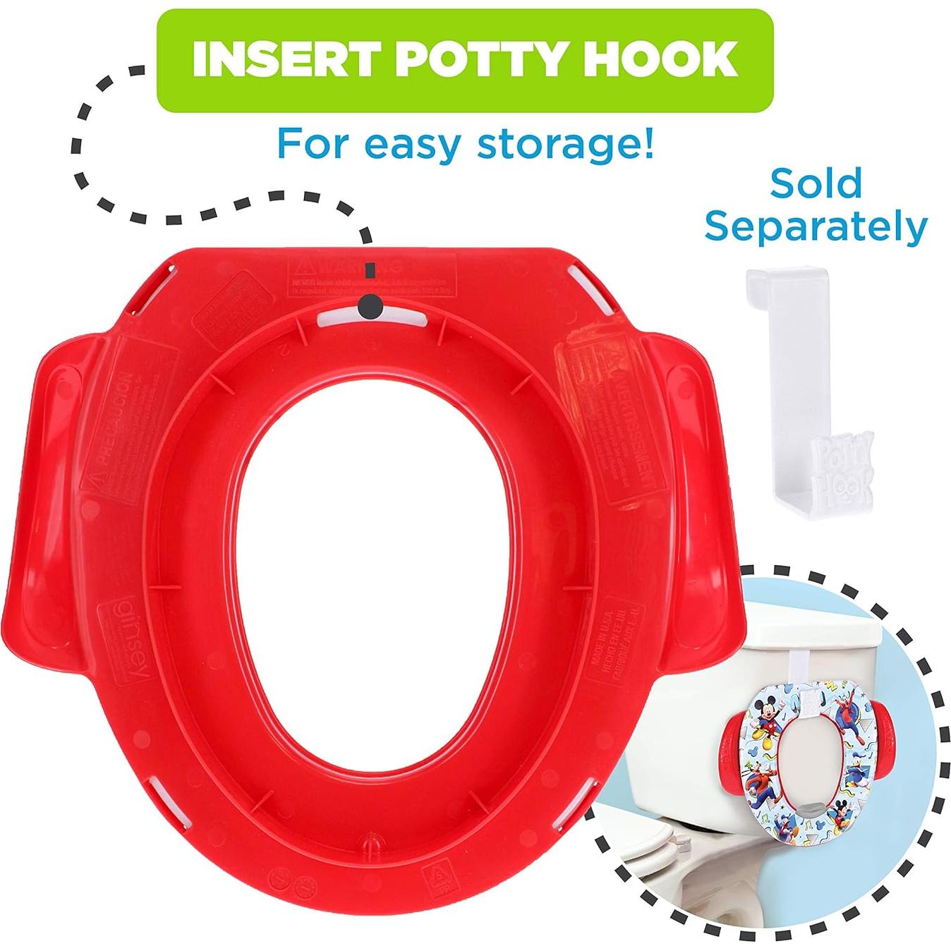 Asiento de Baño Suave Disney Mickey Mouse 33.8x6.4 cm