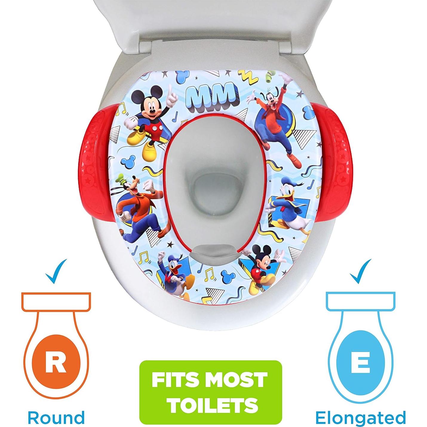 Asiento de Baño Suave Disney Mickey Mouse 33.8x6.4 cm