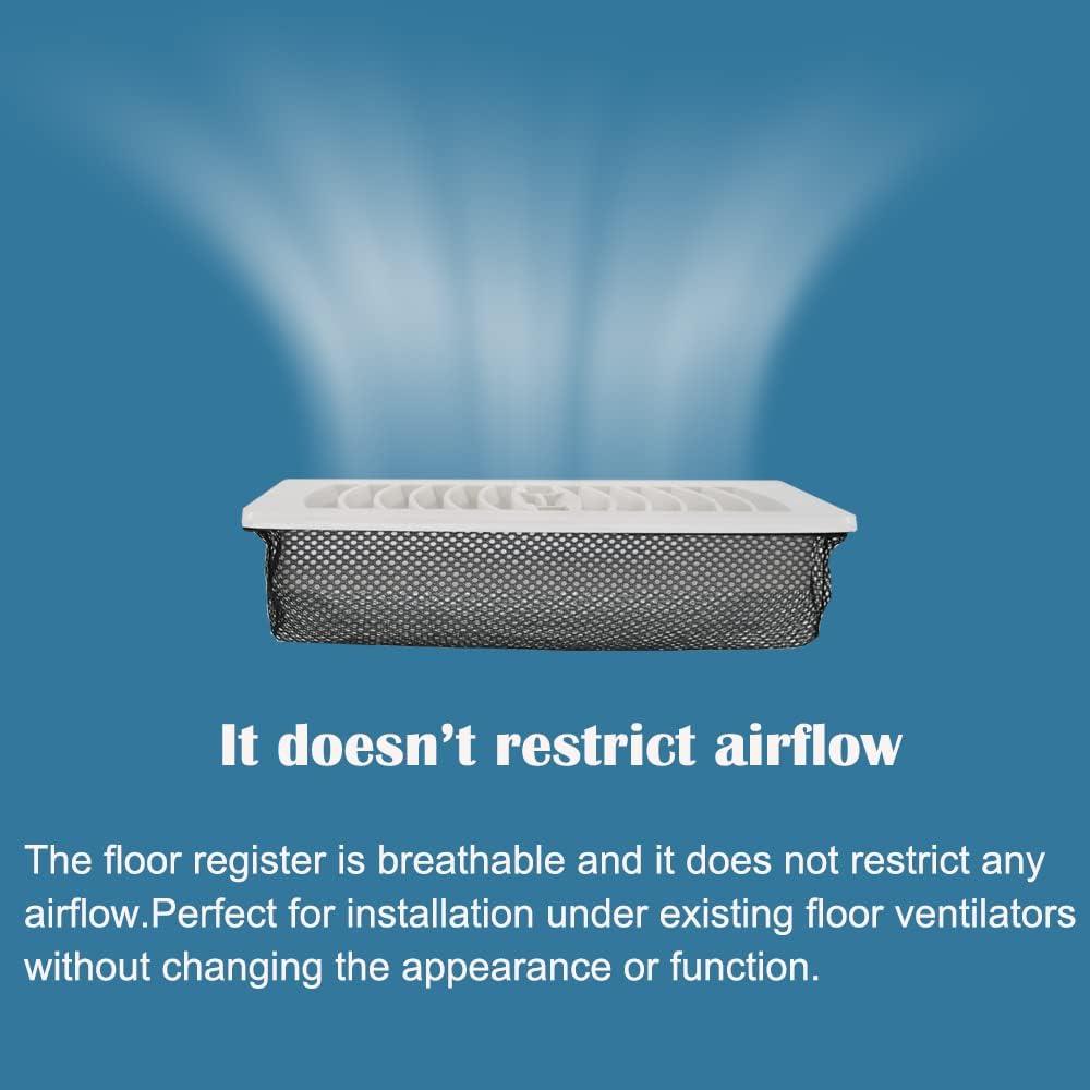 Trampas de Ventilación de Piso Feliey 4x10" - Paquete de 5