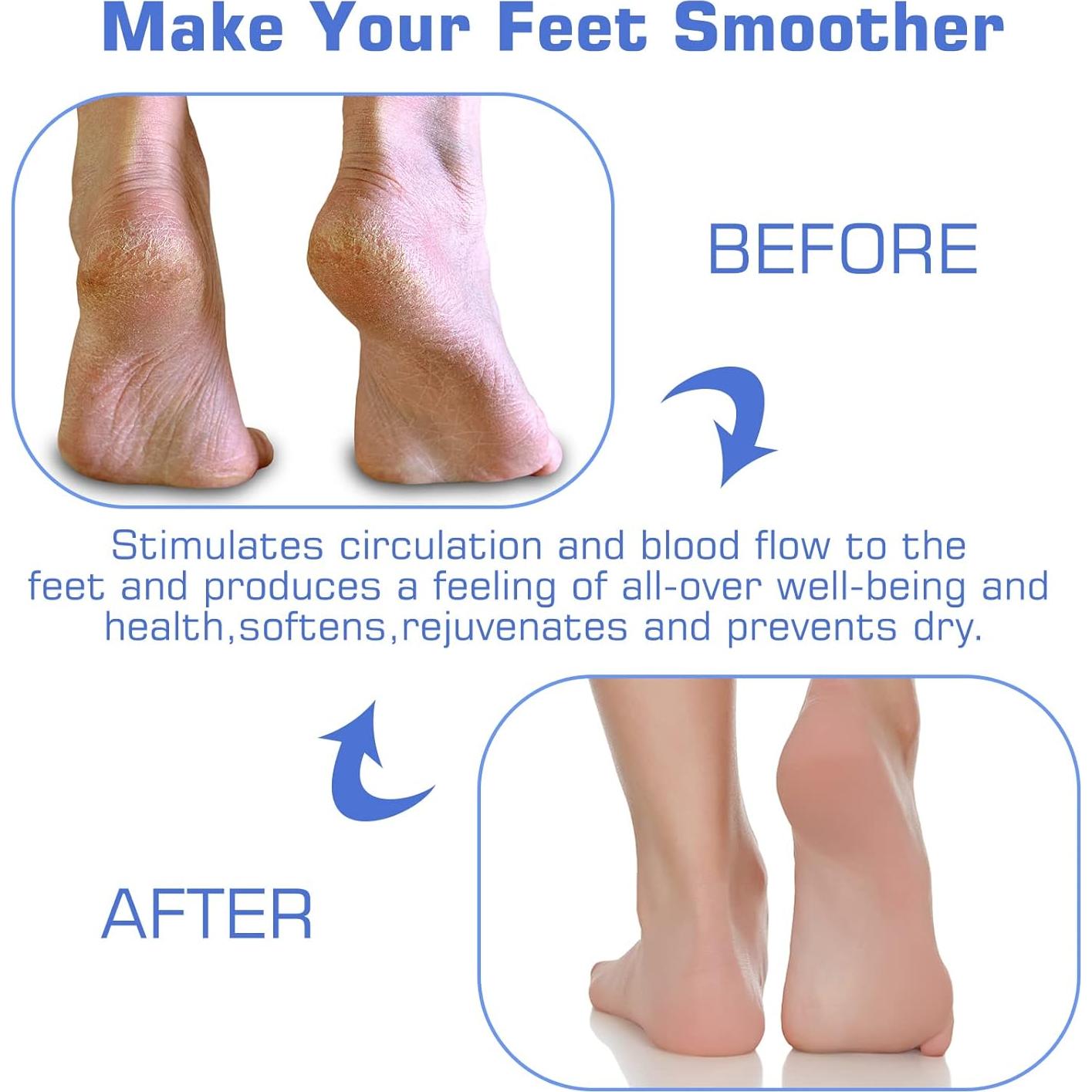 Alfombrilla Exfoliante para Pies SZZYXD 23x30cm Antideslizante