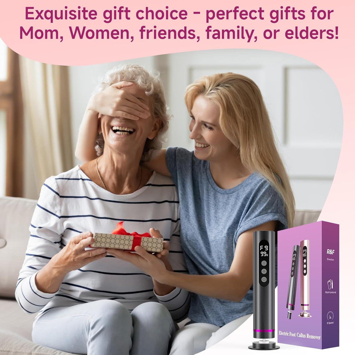 Removedor de Callos Eléctrico Dermave 2 en 1 Inalámbrico Gris