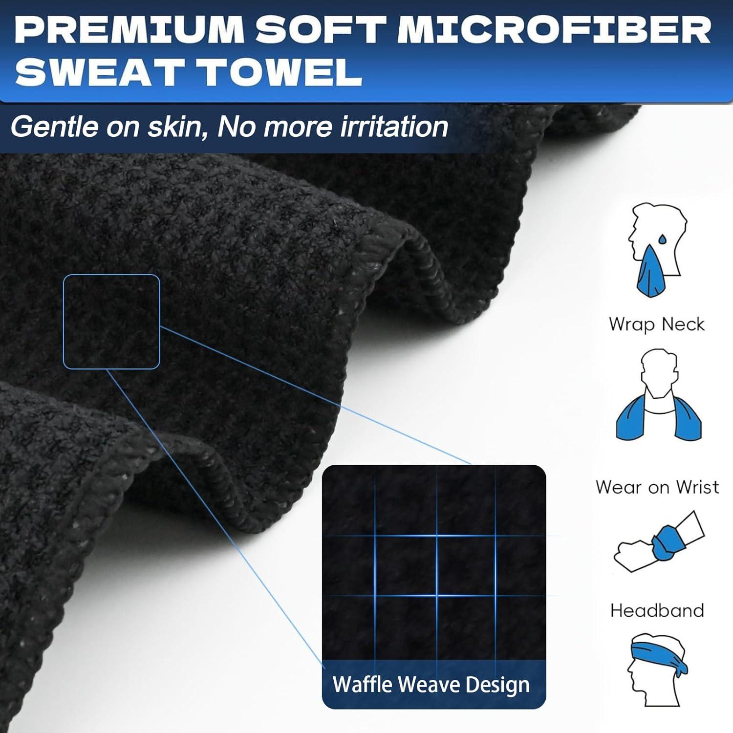 Toallas de Microfibra Vnoss 6 Piezas 40x68 cm Secado Rápido