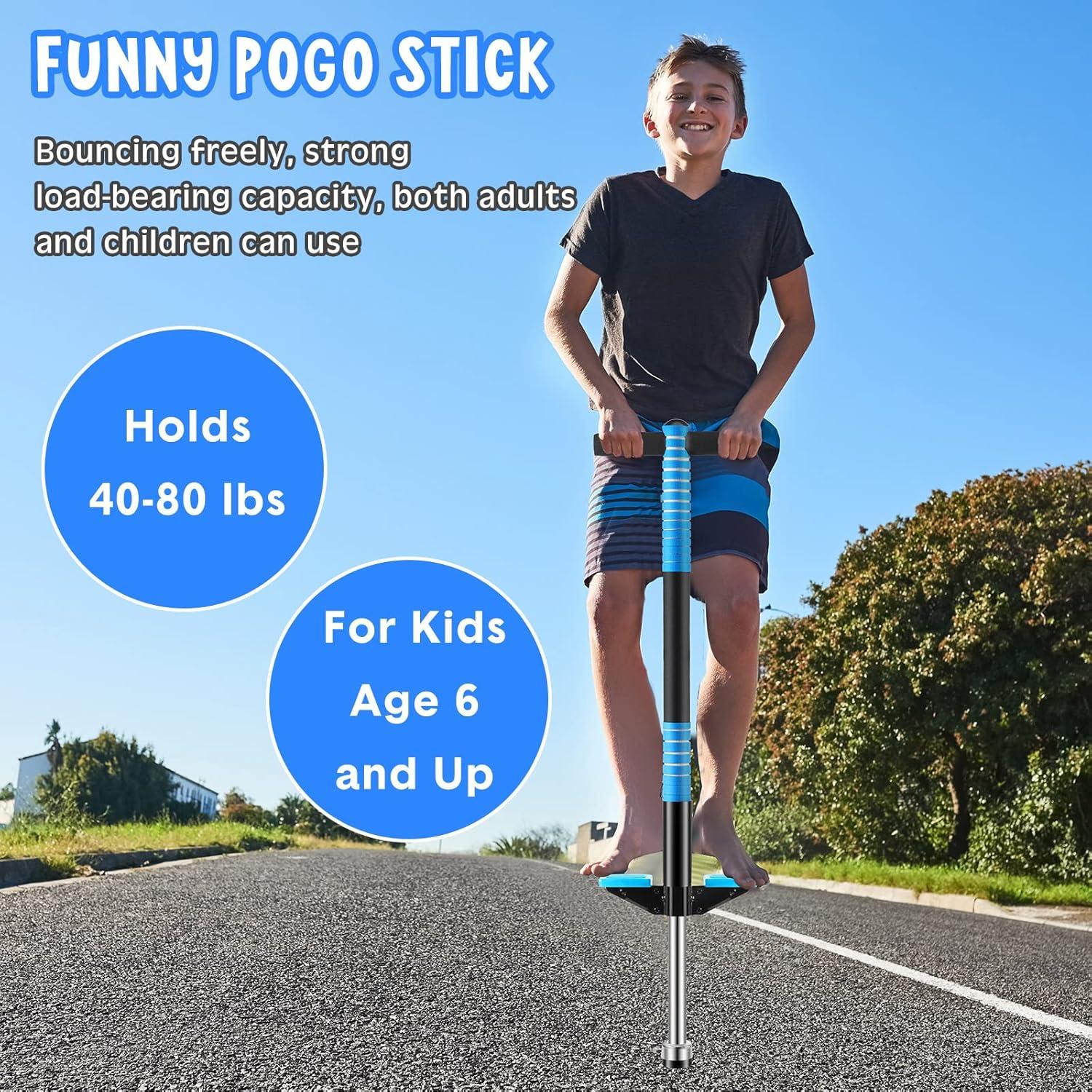 Pogo Stick Leitee para Niños 6+ Años 2 Pack Verde y Azul